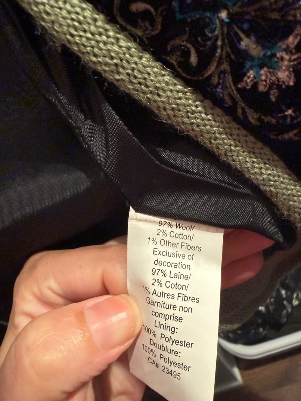 Wool Zip Vest - Picture 3 of 5